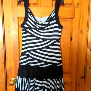 Ribkoff dress, black and white